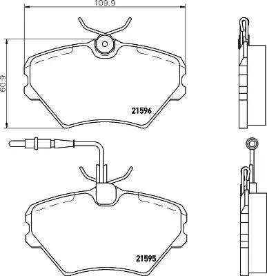 HELLA 8DB 355 018-191 - Jarrupala, levyjarru inparts.fi