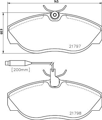 HELLA 8DB 355 018-141 - Jarrupala, levyjarru inparts.fi