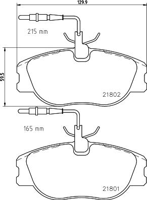 HELLA 8DB 355 018-171 - Jarrupala, levyjarru inparts.fi