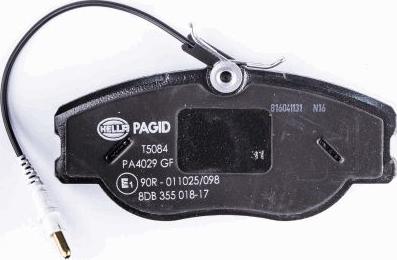 HELLA 8DB 355 018-171 - Jarrupala, levyjarru inparts.fi