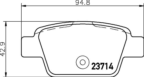 HELLA 8DB 355 018-851 - Jarrupala, levyjarru inparts.fi