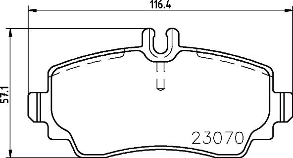 HELLA 8DB 355 018-881 - Jarrupala, levyjarru inparts.fi