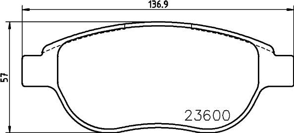 HELLA 8DB 355 018-871 - Jarrupala, levyjarru inparts.fi