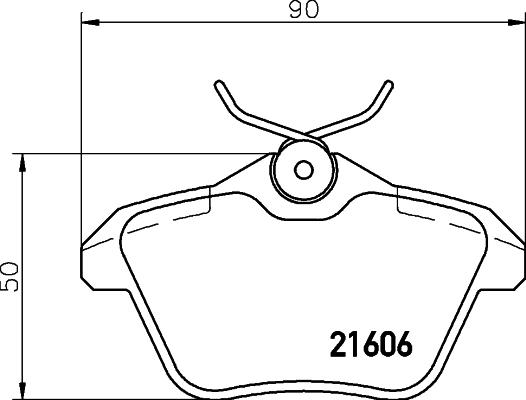 HELLA 8DB 355 018-291 - Jarrupala, levyjarru inparts.fi