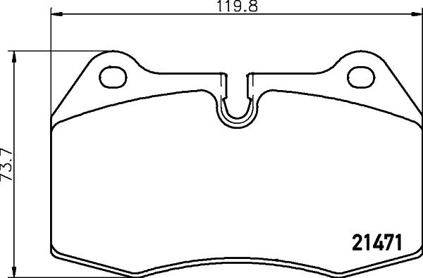 HELLA 8DB 355 018-211 - Jarrupala, levyjarru inparts.fi