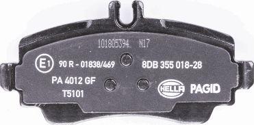 HELLA 8DB 355 018-281 - Jarrupala, levyjarru inparts.fi