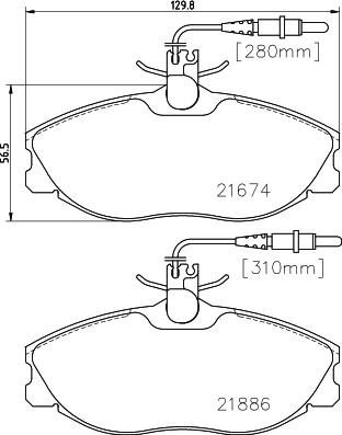 HELLA 8DB 355 018-221 - Jarrupala, levyjarru inparts.fi