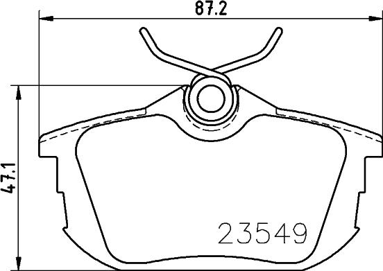 HELLA 8DB 355 018-271 - Jarrupala, levyjarru inparts.fi