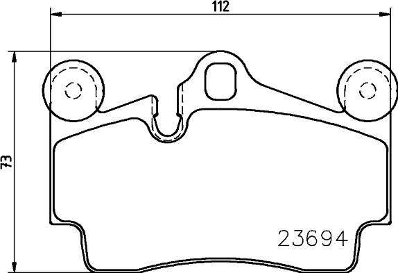 HELLA 8DB 355 018-711 - Jarrupala, levyjarru inparts.fi