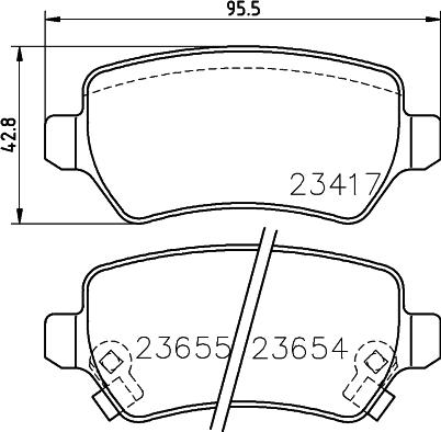 HELLA 8DB 355 018-781 - Jarrupala, levyjarru inparts.fi