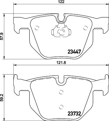 HELLA 8DB 355 013-941 - Jarrupala, levyjarru inparts.fi