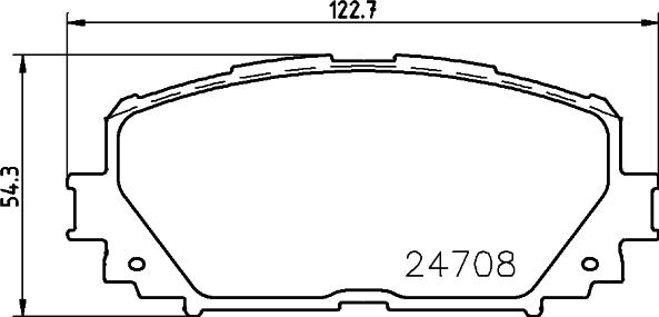 HELLA 8DB 355 013-901 - Jarrupala, levyjarru inparts.fi