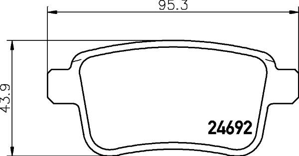 HELLA 8DB 355 013-971 - Jarrupala, levyjarru inparts.fi