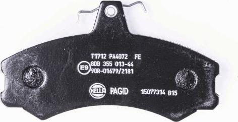 HELLA 8DB 355 013-441 - Jarrupala, levyjarru inparts.fi