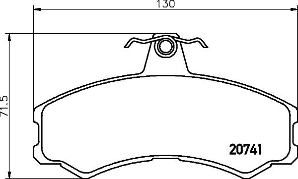 HELLA 8DB 355 013-441 - Jarrupala, levyjarru inparts.fi