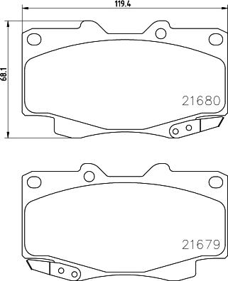 HELLA 8DB 355 013-481 - Jarrupala, levyjarru inparts.fi