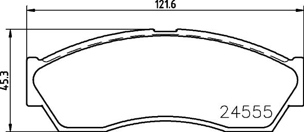 HELLA 8DB 355 013-431 - Jarrupala, levyjarru inparts.fi