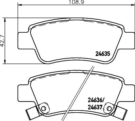 HELLA 8DB 355 013-591 - Jarrupala, levyjarru inparts.fi