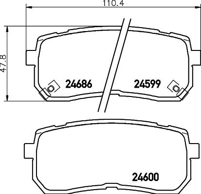 HELLA 8DB 355 028-641 - Jarrupala, levyjarru inparts.fi