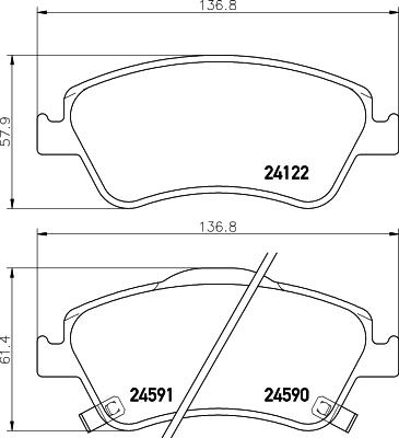 HELLA 8DB 355 013-561 - Jarrupala, levyjarru inparts.fi