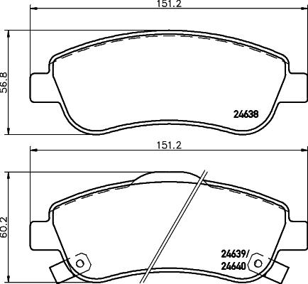 HELLA 8DB 355 013-611 - Jarrupala, levyjarru inparts.fi