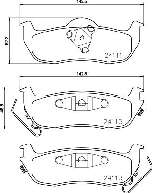 HELLA 8DB 355 013-681 - Jarrupala, levyjarru inparts.fi