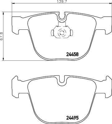 HELLA 8DB 355 013-171 - Jarrupala, levyjarru inparts.fi