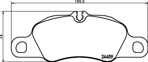 HELLA 8DB 355 013-801 - Jarrupala, levyjarru inparts.fi