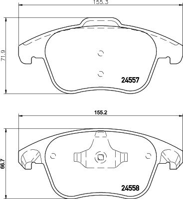 HELLA 8DB 355 013-351 - Jarrupala, levyjarru inparts.fi