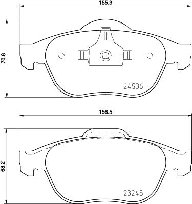 HELLA 8DB 355 013-241 - Jarrupala, levyjarru inparts.fi