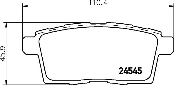 HELLA 8DB 355 013-261 - Jarrupala, levyjarru inparts.fi