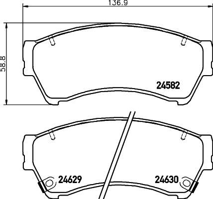 HELLA 8DB 355 013-761 - Jarrupala, levyjarru inparts.fi