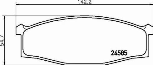 HELLA 8DB 355 013-721 - Jarrupala, levyjarru inparts.fi