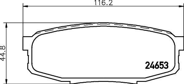 HELLA 8DB 355 013-771 - Jarrupala, levyjarru inparts.fi