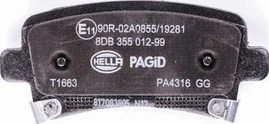 HELLA 8DB 355 012-991 - Jarrupala, levyjarru inparts.fi