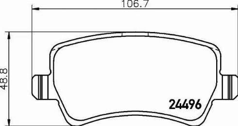 HELLA 8DB 355 012-941 - Jarrupala, levyjarru inparts.fi