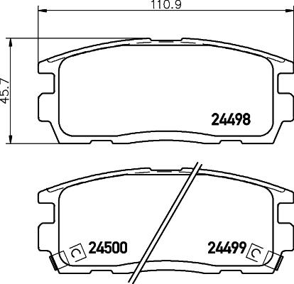 HELLA 8DB 355 012-951 - Jarrupala, levyjarru inparts.fi