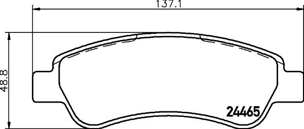 HELLA 8DB 355 012-911 - Jarrupala, levyjarru inparts.fi