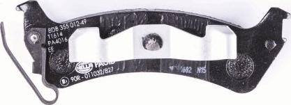 HELLA 8DB 355 012-491 - Jarrupala, levyjarru inparts.fi