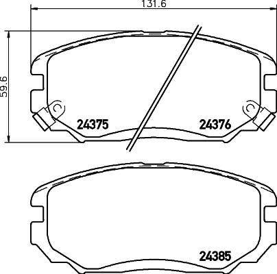 HELLA 8DB 355 012-461 - Jarrupala, levyjarru inparts.fi