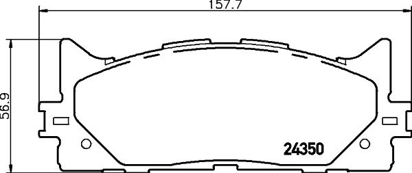 HELLA 8DB 355 012-401 - Jarrupala, levyjarru inparts.fi