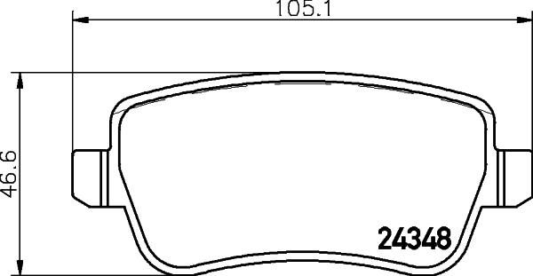 HELLA 8DB 355 012-411 - Jarrupala, levyjarru inparts.fi