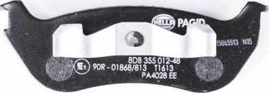 HELLA 8DB 355 012-481 - Jarrupala, levyjarru inparts.fi