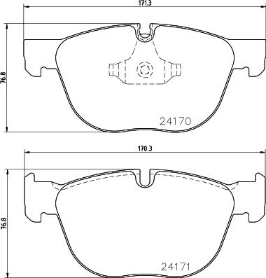 HELLA 8DB 355 026-141 - Jarrupala, levyjarru inparts.fi