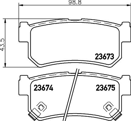 HELLA 8DB 355 012-501 - Jarrupala, levyjarru inparts.fi