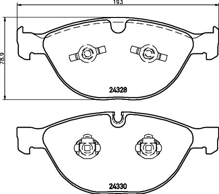 HELLA 8DB 355 012-521 - Jarrupala, levyjarru inparts.fi