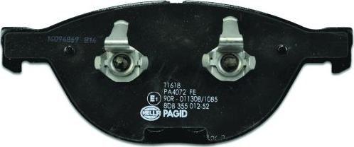 HELLA 8DB 355 012-521 - Jarrupala, levyjarru inparts.fi