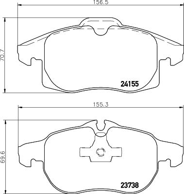 HELLA 8DB 355 012-681 - Jarrupala, levyjarru inparts.fi