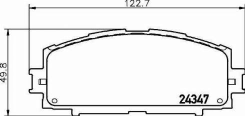 HELLA 8DB 355 030-181 - Jarrupala, levyjarru inparts.fi