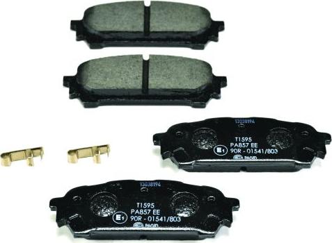 HELLA 8DB 355 012-311 - Jarrupala, levyjarru inparts.fi